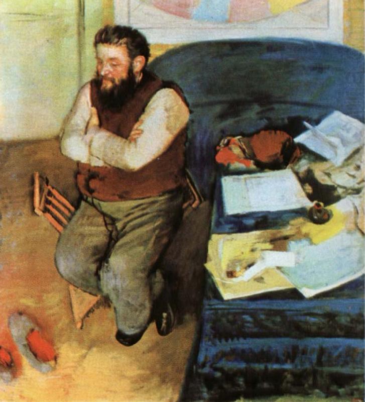 Edgar Degas The Portrait of Martelli china oil painting image